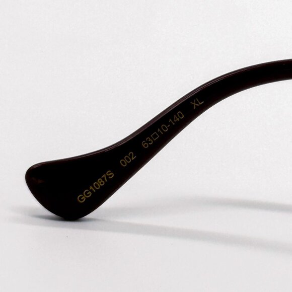 NEW GUCCI SUNGLASSES GG1087S 002 GOLD UNISEX EYEWEAR GUCCI WITH CHAIN main image 9